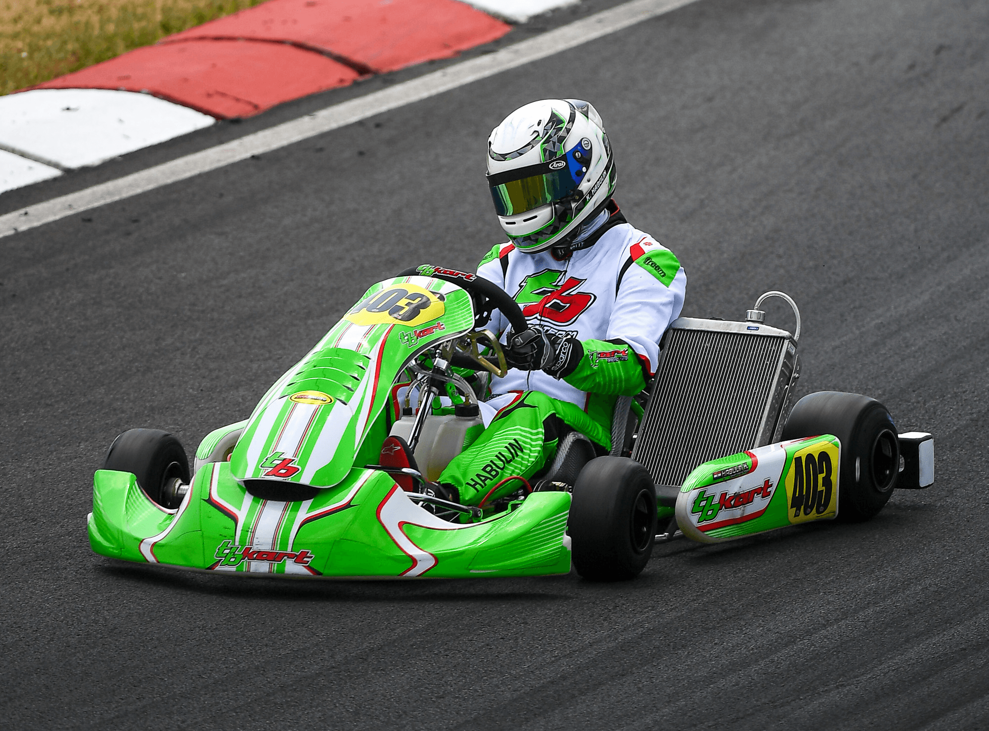 TBKart racing kart in action